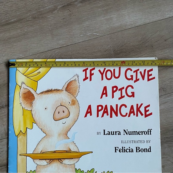 Vintage If you give a pig a pancake big book 17” by Laura Numeroff Scholastic - Picture 11 of 12